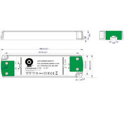 30W 24Vdc triac dimmable LED power supply FTPC30V24-D 30W 24Vdc triac dimmable LED power supply FTPC30V24-D