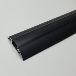 P4 surface LED profile 2.5m, anthracite, anodized aluminium, diffuser P4 surface LED profile 2.5m, anthracite, anodized aluminium, diffuser