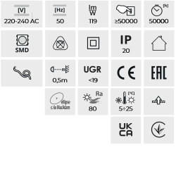 32W 4000K Square LED lighting frame 595mmx595mm 3800lm 32W 4000K Square LED lighting frame 595mmx595mm 3800lm