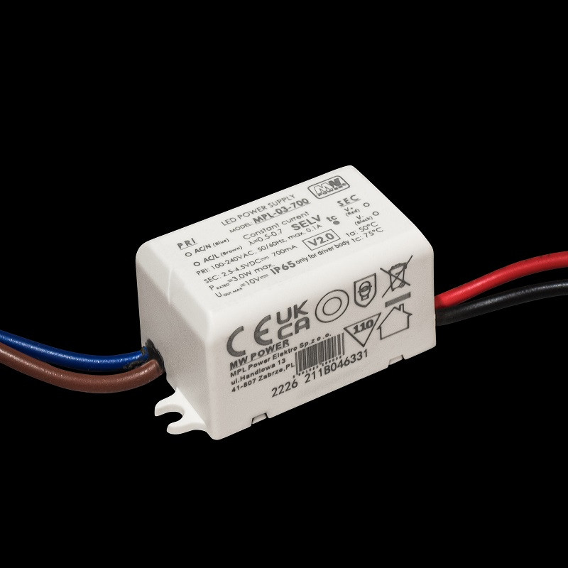 3W 700mA Constant Current LED Driver, LMPL-03-700LC 3W 700mA Constant Current LED Driver, LMPL-03-700LC
