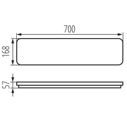 0.7m 24W 3000/4000/6500K 220-240VAC LINCEA Linear LED Luminaire 0.7m 24W 3000/4000/6500K 220-240VAC LINCEA Linear LED Luminaire