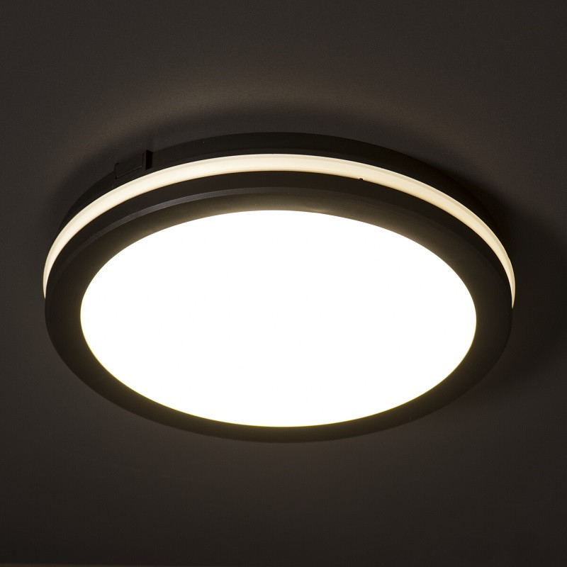 20W 220-240VAC 3000/4000/6500K IP65 Black Bulkhead Ceiling/Wall-mounted LED light fitting 20W 220-240VAC 3000/4000/6500K IP65 Black Bulkhead Ceiling/Wall-mounted LED light fitting