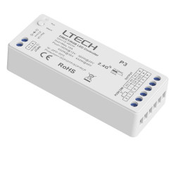 M4C / M4D+P3 up to 4 zones RGB LED strips Controller With RF Receiver Ltech M4C / M4D+P3 up to 4 zones RGB LED strips Controller With RF Receiver Ltech