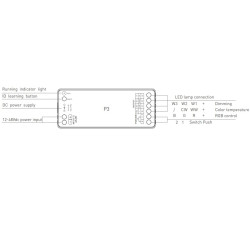 M4C / M4D+P3 up to 4 zones RGB LED strips Controller With RF Receiver Ltech M4C / M4D+P3 up to 4 zones RGB LED strips Controller With RF Receiver Ltech