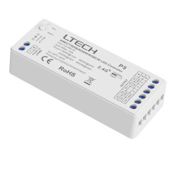 M5C / M5D+P5 up to 4 zones RGB+CCT (RGBCW) LED strips Controller With RF Receiver Ltech M5C / M5D+P5 up to 4 zones RGB+CCT (RGBCW) LED strips Controller With RF Receiver Ltech