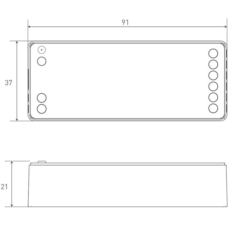 M5C / M5D+P5 up to 4 zones RGB+CCT (RGBCW) LED strips Controller With RF Receiver Ltech M5C / M5D+P5 up to 4 zones RGB+CCT (RGBCW) LED strips Controller With RF Receiver Ltech