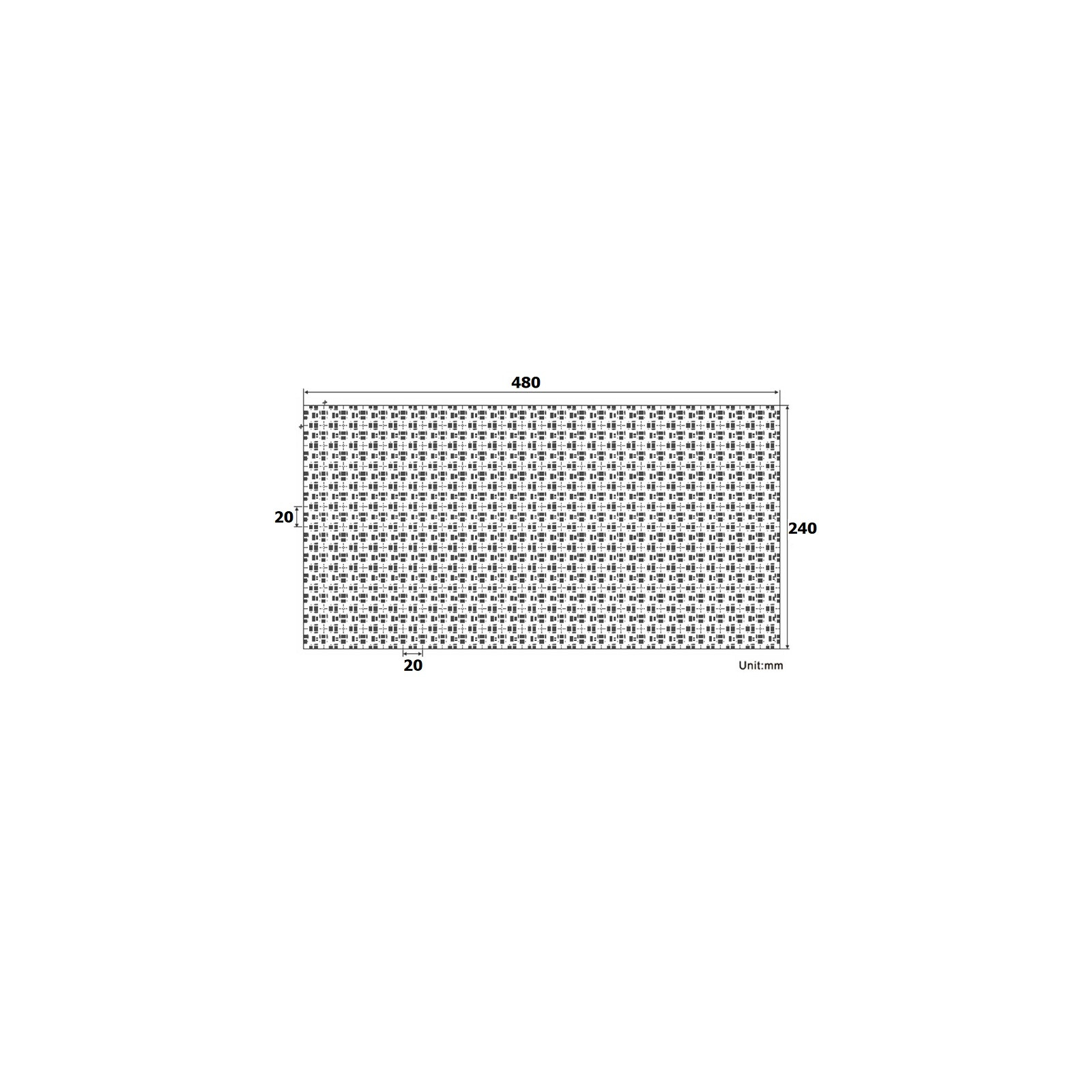 24Vdc 60W 2700K 1-LED-Cut Flexible Back Light Module/ Sheet SMD2835 ...