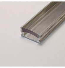 P5 non-anodized (raw) aluminium profile / extrusion with diffuser P5 non-anodized (raw) aluminium profile / extrusion with diffuser