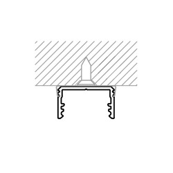 T1D, T22H, T22L, TU2, T3, TL2, TL2F, TXL2, TCW2, Mounting Bracket for LED profile T1D, T22H, T22L, TU2, T3, TL2, TL2F, TXL2, TCW2, Mounting Bracket for LED profile