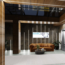 1m silver anodized recessed EL1 LED aluminium profile with diffuser 1m silver anodized recessed EL1 LED aluminium profile with diffuser