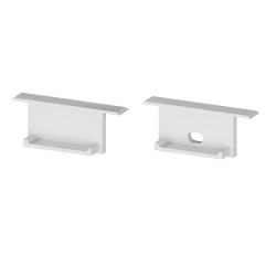 2m silver anodized recessed EL1 LED aluminium profile with diffuser 2m silver anodized recessed EL1 LED aluminium profile with diffuser