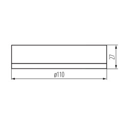 PIR motion sensor ZONA MINI IP65/20 Surface Mounted