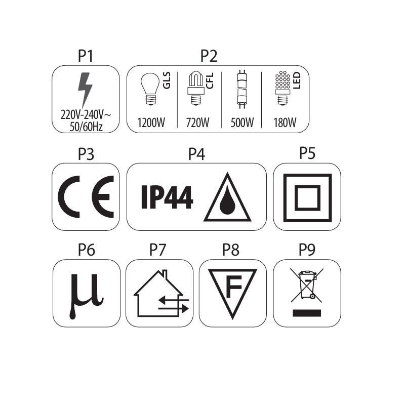 White PIR motion sensor SLICK JQ, IP44, Wall Mounted, Outdoor White PIR motion sensor SLICK JQ, IP44, Wall Mounted, Outdoor