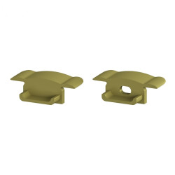 2m gold recessed E1 LED aluminium extrusion with diffuser 2m gold recessed E1 LED aluminium extrusion with diffuser