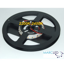 24VDC LED Flexible Strip 2200K-2400K (very warm white) SMD2835, 16W/m, 120 LEDs/m, IP20, 1m a roll