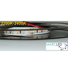 24VDC LED Flexible Strip 2200K-2400K (very warm white) SMD2835, 16W/m, 120 LEDs/m, IP20, 1m a roll  
