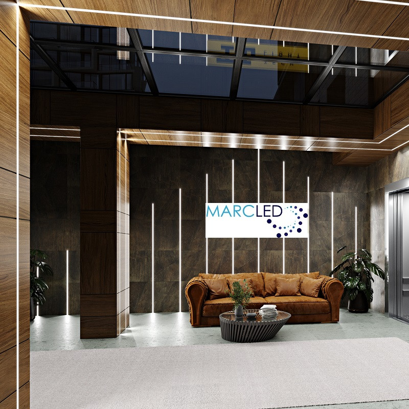 2m gold painted EL2 LED Aluminium U-profile with diffuser 2m gold painted EL2 LED Aluminium U-profile with diffuser