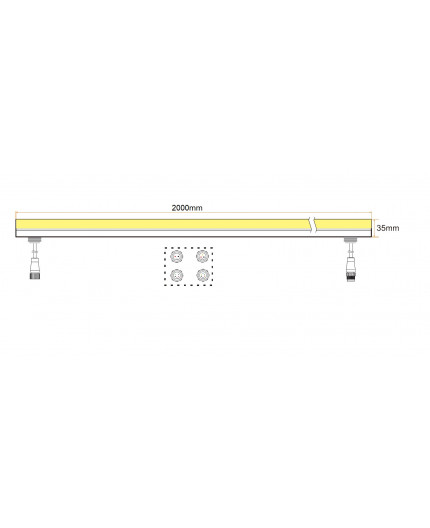 15W, 1.5m IP67 V3 LED Inground Linear Light 15W, 1.5m IP67 V3 LED Inground Linear Light
