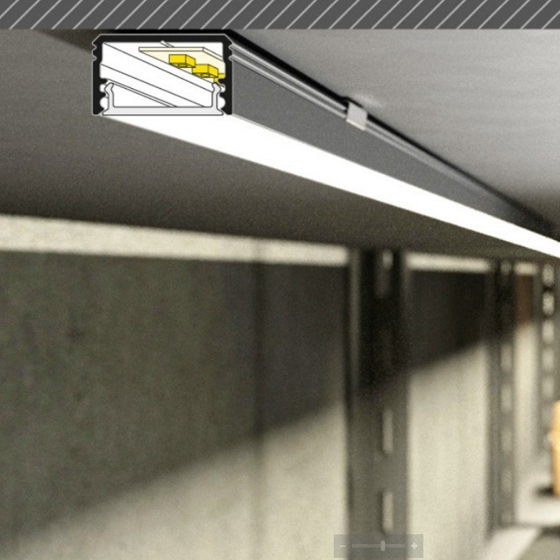 2m TU2 LED profile (raw aluminium), 17.6mmx10mm, set with cover 2m TU2 LED profile (raw aluminium), 17.6mmx10mm, set with cover