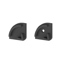 2m black corner A3 LED aluminium extrusion with milky diffuser 2m black corner A3 LED aluminium extrusion with milky diffuser