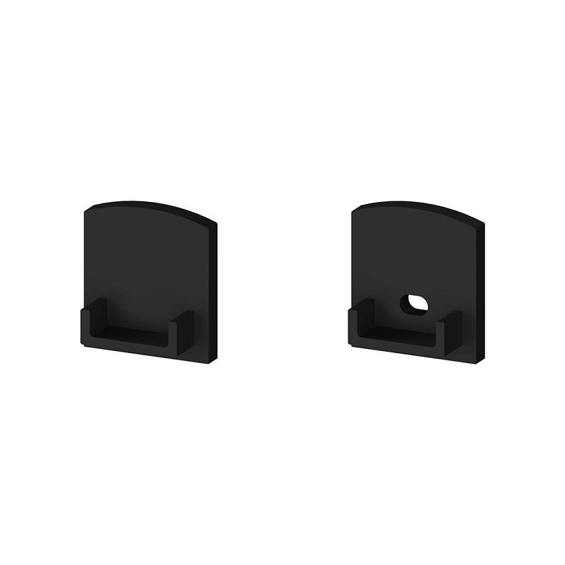 1m painted black 7x7mm ME2 surface LED aluminium extrusion with diffuser 1m painted black 7x7mm ME2 surface LED aluminium extrusion with diffuser