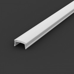 2m painted black 7x7mm ME2 surface LED aluminium extrusion with diffuser 2m painted black 7x7mm ME2 surface LED aluminium extrusion with diffuser