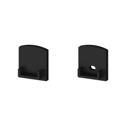 2m painted black 7x7mm ME2 surface LED aluminium extrusion with diffuser 2m painted black 7x7mm ME2 surface LED aluminium extrusion with diffuser