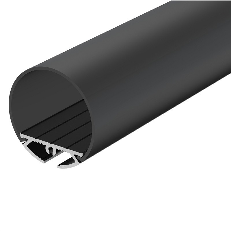 Black R4 LED profile, Suspended Tube 30mm, 1m / 1000mm Black R4 LED profile, Suspended Tube 30mm, 1m / 1000mm