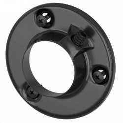 2m W2 Black Round Wardrobe Clothes Hanging Rail, LED profile, set with cover and two end holders 2m W2 Black Round Wardrobe Clothes Hanging Rail, LED profile, set with cover and two end holders