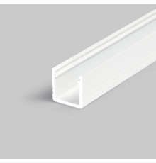 3m LED profile T2 (painted, white) set with cover 12mm x 12mm