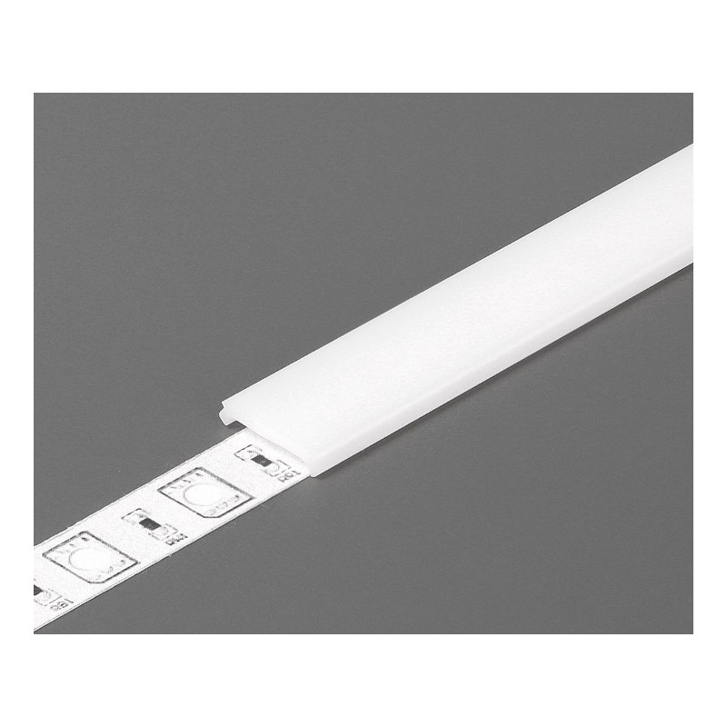3m LED profile T2 (painted, white) set with cover 12mm x 12mm 3m LED profile T2 (painted, white) set with cover 12mm x 12mm