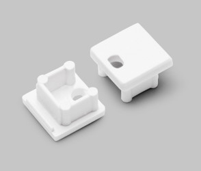 3m LED profile T2 (painted, white) set with cover 12mm x 12mm 3m LED profile T2 (painted, white) set with cover 12mm x 12mm
