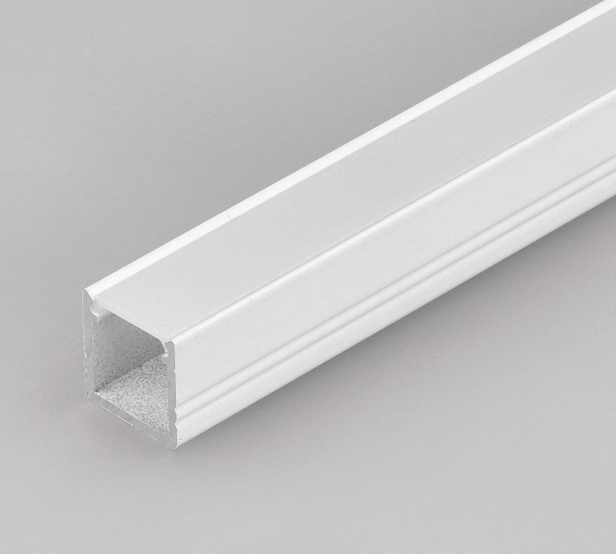 3m LED profile T2 (painted, white) set with cover 12mm x 12mm 3m LED profile T2 (painted, white) set with cover 12mm x 12mm