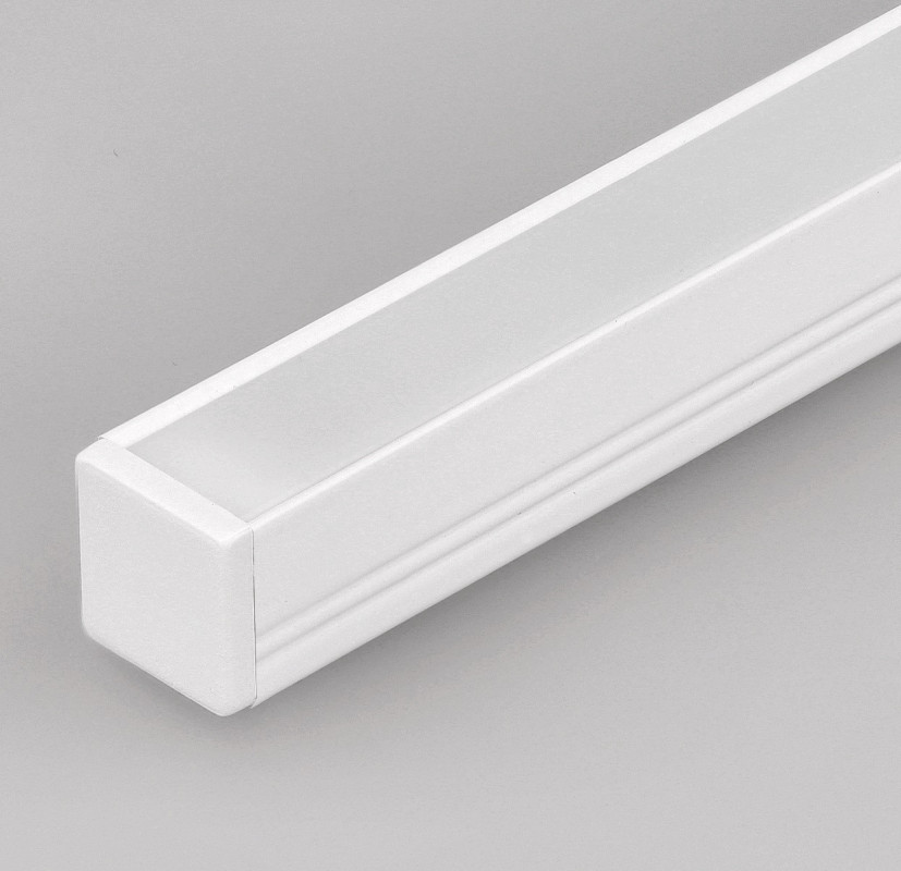 3m LED profile T2 (painted, white) set with cover 12mm x 12mm 3m LED profile T2 (painted, white) set with cover 12mm x 12mm
