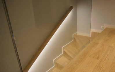 3m LED profile T2 (painted, white) set with cover 12mm x 12mm 3m LED profile T2 (painted, white) set with cover 12mm x 12mm