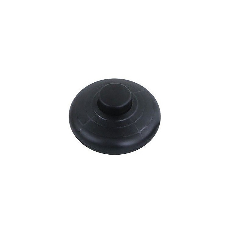 In Line Black ON OFF Round Foot Push Switch 2A 220-240VAC In Line Black ON OFF Round Foot Push Switch 2A 220-240VAC