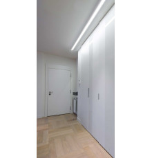 3m TL2 LED profile (painted, white), 23mm x 25mm, set with opal cover 3m TL2 LED profile (painted, white), 23mm x 25mm, set with opal cover