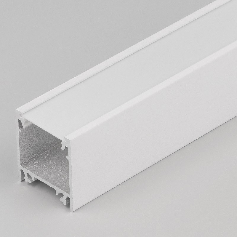 3m TL2 LED profile (painted, white), 23mm x 25mm, set with opal cover 3m TL2 LED profile (painted, white), 23mm x 25mm, set with opal cover