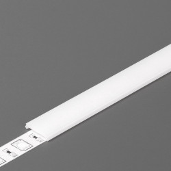 2m Plaster-in LED profile DWT1 Plus for ceiling and drywall, opal diffuser 2m Plaster-in LED profile DWT1 Plus for ceiling and drywall, opal diffuser