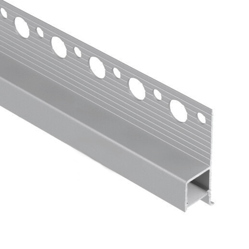 2m Plaster-in LED profile DWT1 Plus for ceiling and drywall, opal diffuser 2m Plaster-in LED profile DWT1 Plus for ceiling and drywall, opal diffuser