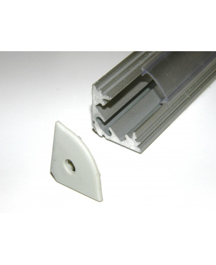 P3 LED profile 2.5m / 2500m corner 45 extrusion, raw aluminium, with diffuser P3 LED profile 2.5m / 2500m corner 45 extrusion, raw aluminium, with diffuser