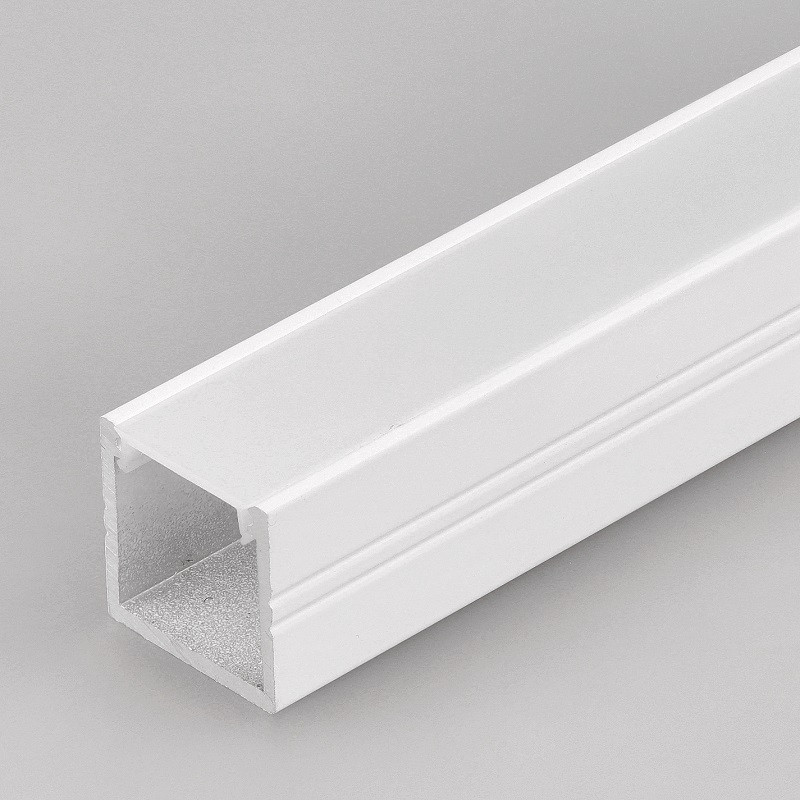 2m LED profile TH2 (painted, white), set with cover 2m LED profile TH2 (painted, white), set with cover