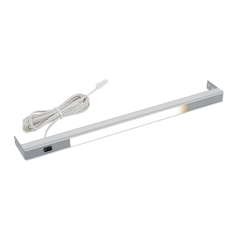 Silver Polarus P COB LED Luminaire for drawers, with IR switch, 2m cable Silver Polarus P COB LED Luminaire for drawers, with IR switch, 2m cable