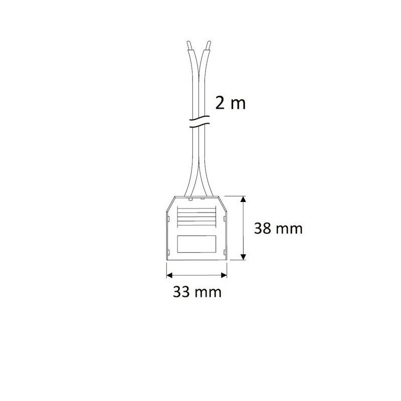 MINI 3-way splitter with 2m cable without plug MINI 3-way splitter with 2m cable without plug