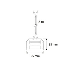 MINI 6-way splitter with 2m cable without plug MINI 6-way splitter with 2m cable without plug