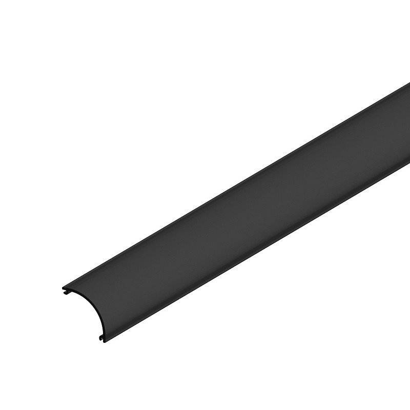 2m black corner A3 LED aluminium extrusion with milky diffuser 2m black corner A3 LED aluminium extrusion with milky diffuser