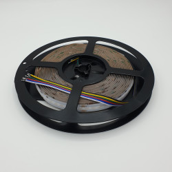 24VDC IP67 COB LED tape, 2700K+RGB+6000K (RGBWW, RGB+CCT), 17.5W/m, IP20, 5m (87.5W), Pro series 24VDC IP67 COB LED tape, 2700K+RGB+6000K (RGBWW, RGB+CCT), 17.5W/m, IP20, 5m (87.5W), Pro series