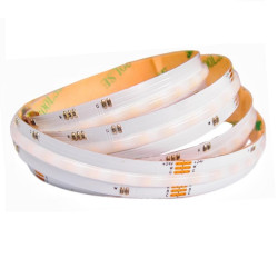 24VDC IP67 COB LED tape, 2700K+RGB+6000K (RGBWW, RGB+CCT), 17.5W/m, IP20, 5m (87.5W), Pro series