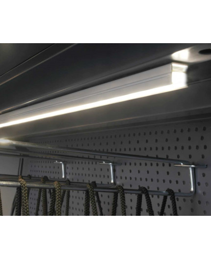 3m LED profile TH2 (anodized, black), set with cover 3m LED profile TH2 (anodized, black), set with cover
