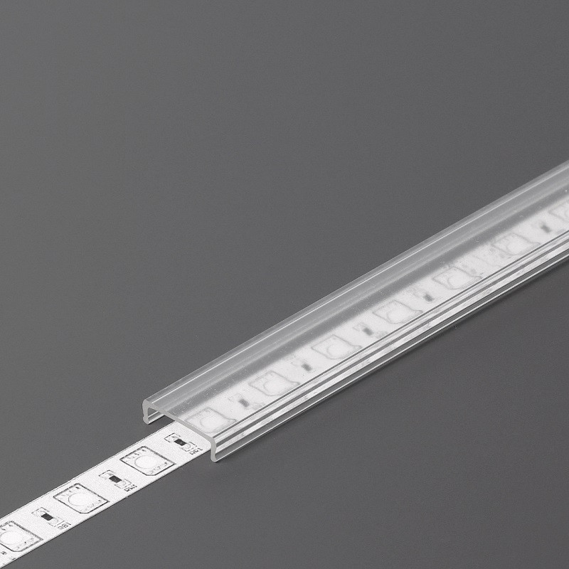 3m U180-Tile LED profile (anodized, black), set with cover 3m U180-Tile LED profile (anodized, black), set with cover